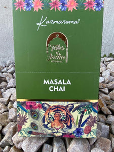 HEM - Incense Sticks - Masala Chia - Karmaroma - Titles of India Box of 12 Tubes - NEW