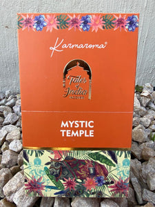 HEM - Incense Sticks - Mystic Temple - Karmaroma - Titles of India Box of 12 Tubes - NEW
