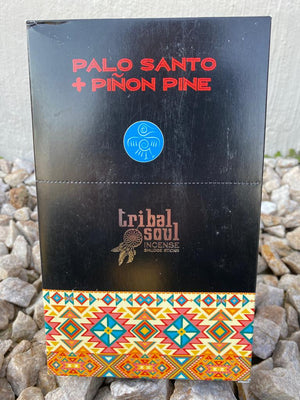 Tribal Soul - Incense Sticks - Polo Santo + Pinon Pine Incense - Box of 12 Tubes - NEW