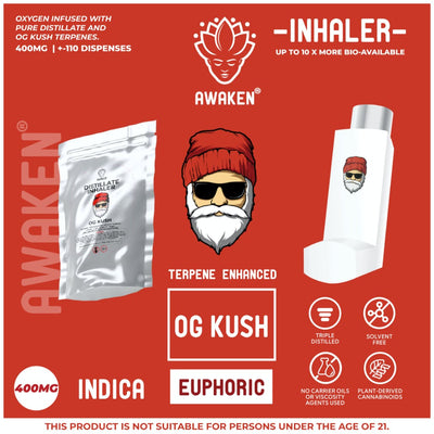 Awaken¨ Inhalers - OG Kush Inhaler | 400mg