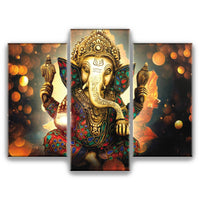 Wall Art - Ganesha - 3 Piece Set