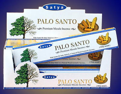 Satya - Palo Santo Incense - Box of 12 Tubes