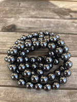Bracelet - Iron Hematite - 10mm Bead