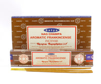 Satya - Nag Champa & Aromatic Frankincense - Box of 12 Tubes