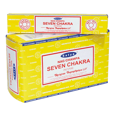 Satya - Seven Chakra - Box of 12 Tubes