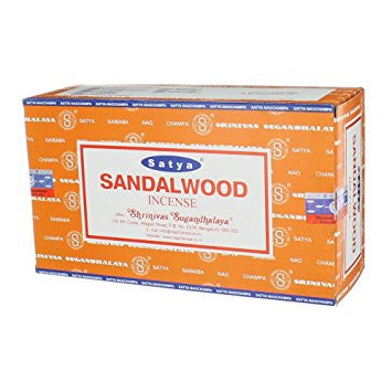 Satya - Sandalwood - Box of 12 Tubes