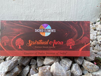 * Sacred Elements - Incense Sticks - Spiritual Aura - Box of 12 Tubes - NEW