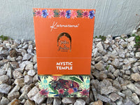 * HEM - Incense Sticks - Mystic Temple - Karmaroma - Titles of India Box of 12 Tubes - NEW