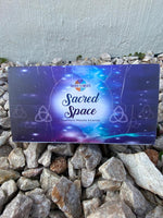 Sacred Elements - Incense Sticks - Sacred Space - Box of 12 Tubes - NEW
