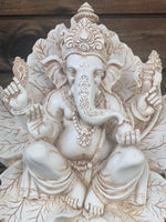 Ganesh on Peepal Leaf